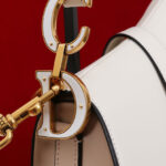 Christian Dior Saddle Bag With Strap Pink